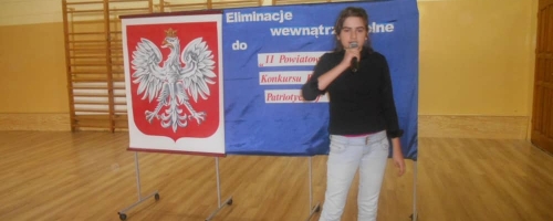 Konkurs Pieśni Patriotycznej - eliminacje szkolne